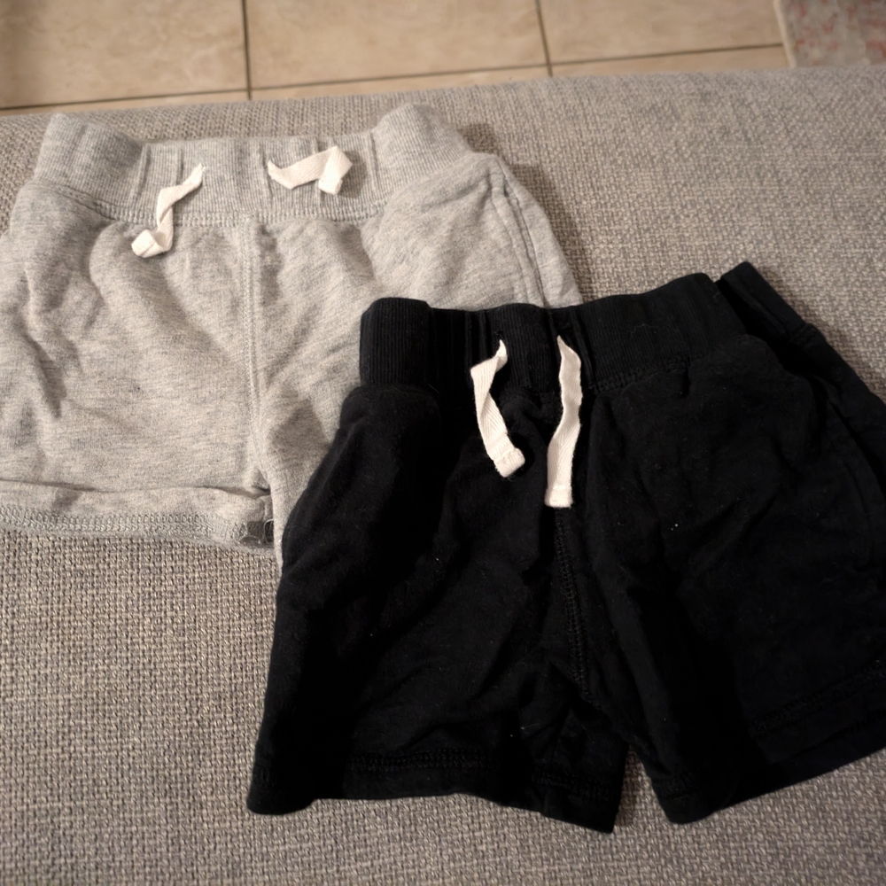 Gerber Kids Shorts Set - Gray and Black